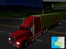 The KING OF THE ROAD is Freightliner FLD 120 in San Francisco!!!   LOL   Send a comment if you like it. Thanks.